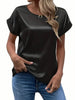 Satin Breeze Loose Fit Summer Blouse ATHLEXES