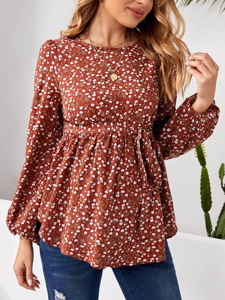 Autumn Chic Maternity Polka Dot Shirt ATHLEXES