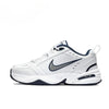 Nike Air Monarch IV White Navy 415445-102  Low-top Anti-slip and Hard-Wearing ATHLEXES