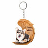 Heartfelt Dog Angel Pendant Keychain ATHLEXES