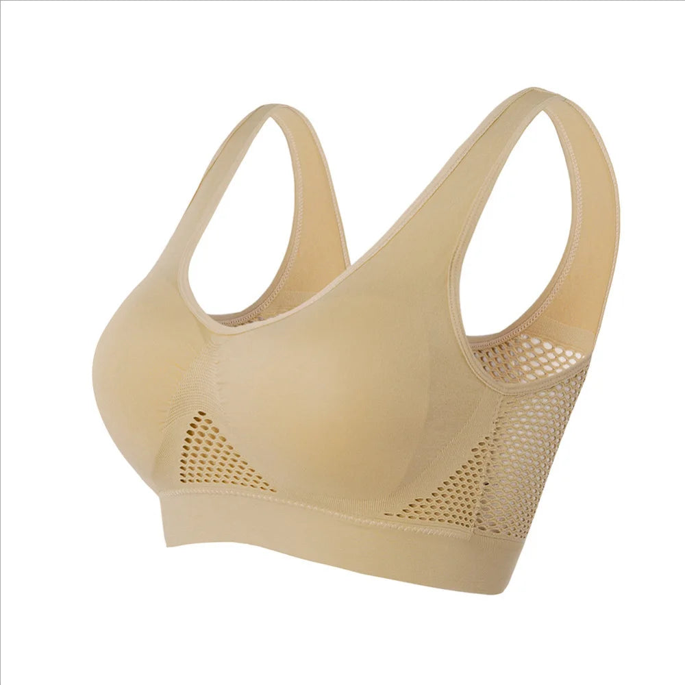 BreatheFit Plus Size Wireless Sports Bra ATHLEXES