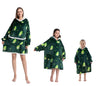 CozyNest Oversized Flannel Hoodie Blanket ATHLEXES