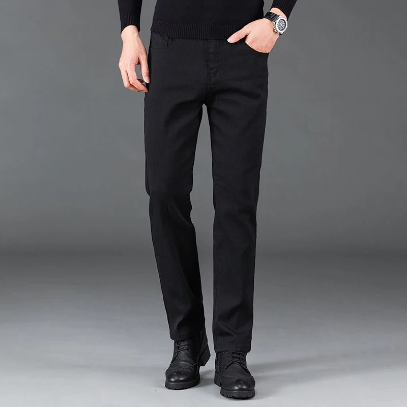 2024 Elite Stretch Loose Fit Denim Trousers for Men ATHLEXES