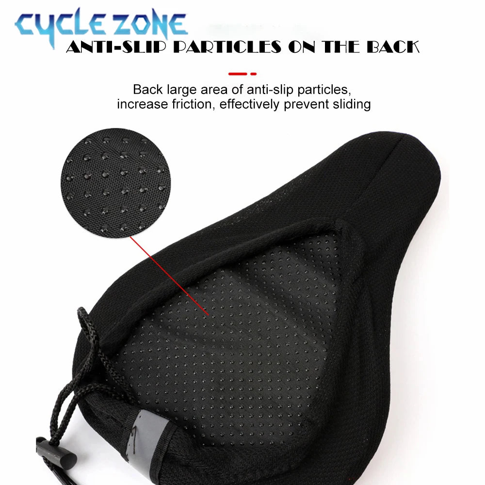 Soft 3D Padded Bicycle Cushion Cover for Comfort ATHLEXES