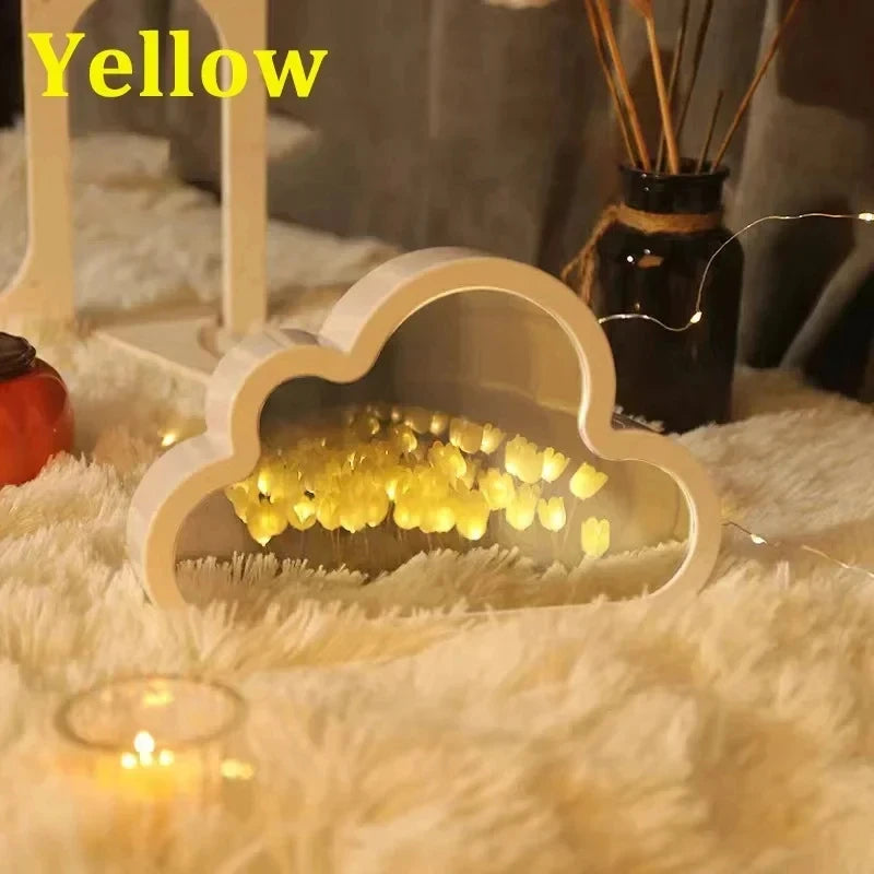 CloudGlow Handmade Flower Night Light ATHLEXES