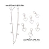 Chic Heart Tassel Boot Shoe Chain Jewelry for Trendy Sneakers ATHLEXES