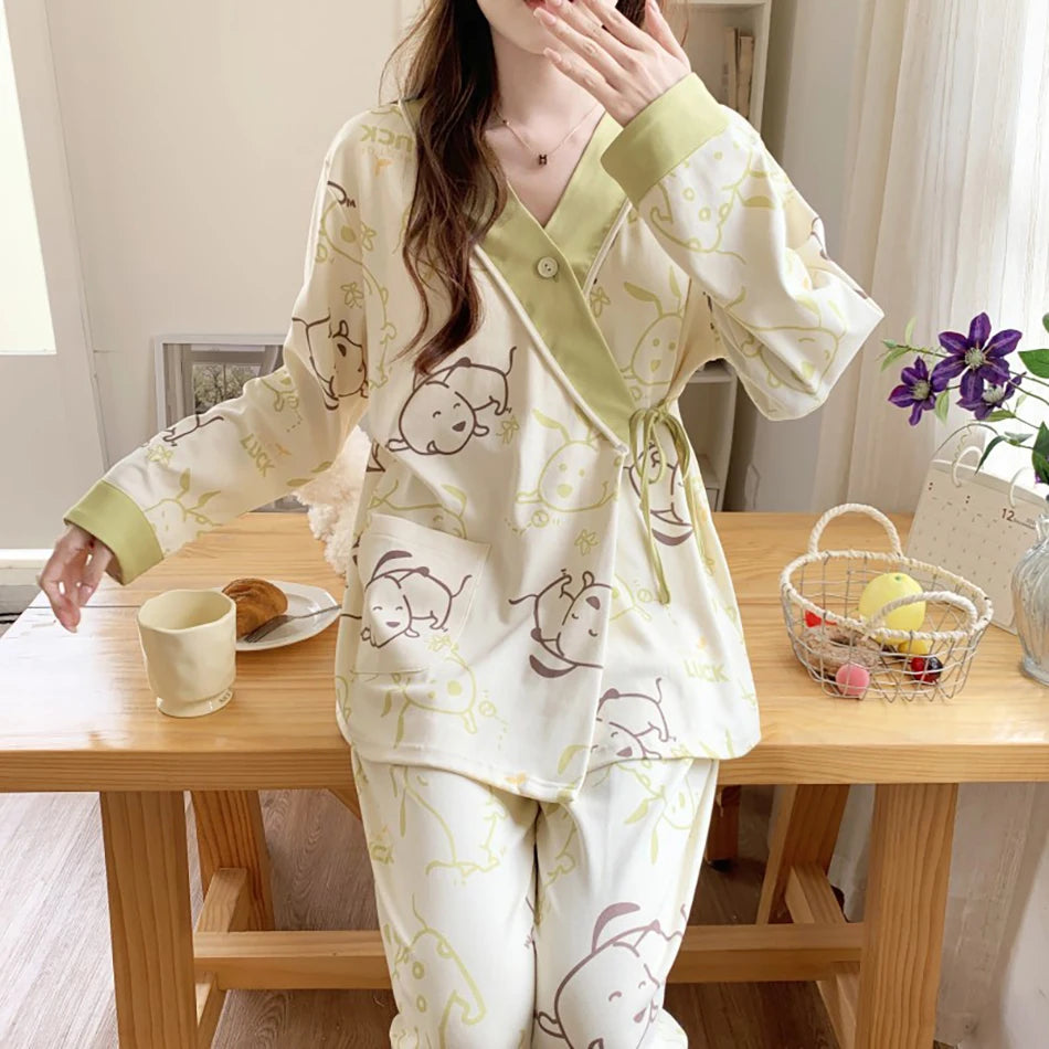 Elegant Maternity Nursing Pajama Set ATHLEXES