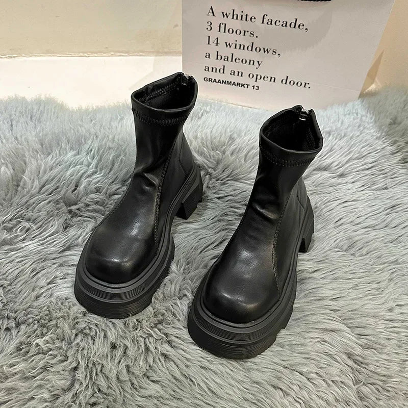 Chic Platform Ankle Boots for Fashion-Forward Ladies 2024 ATHLEXES