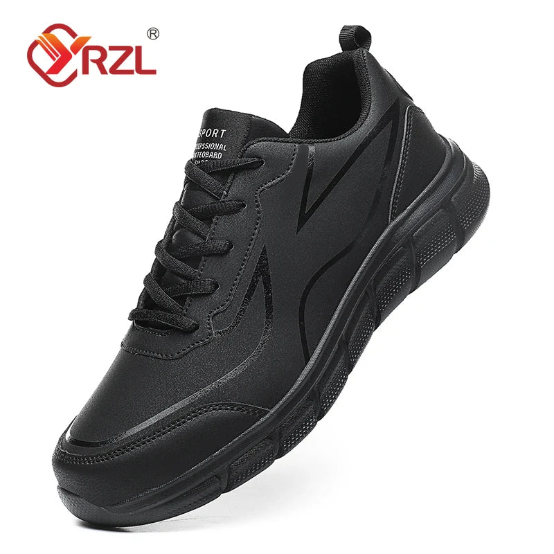 YRZL Black Waterproof Running Shoes ATHLEXES