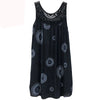 Elegant Lace Print Plus Size Sleeveless Dress ATHLEXES