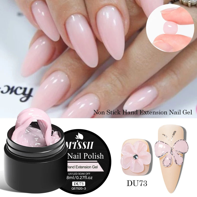 Mtssii 8ml Clear Nail Gel Art Extension & Carving Varnish ATHLEXES
