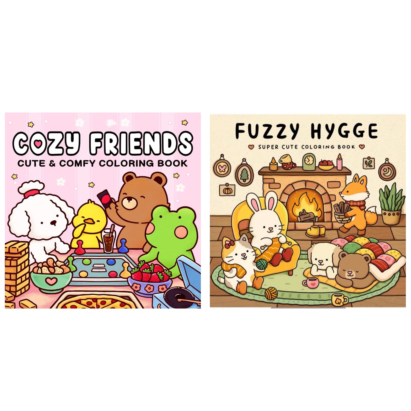 Hygge Creatures Coloring Book for Relaxation ATHLEXES