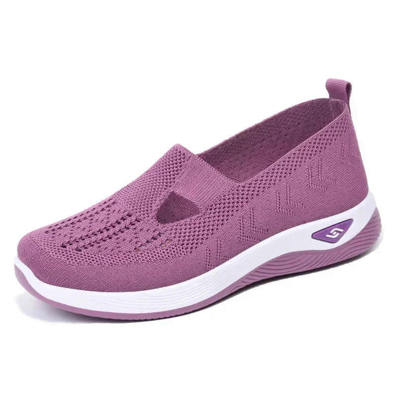 New arrival Summer New Comfort Casual Women's Shoes Fashion Soft Sole Breathable Hollow Out Flat Shoe for Women Zapatos De Mujer ATHLEXES