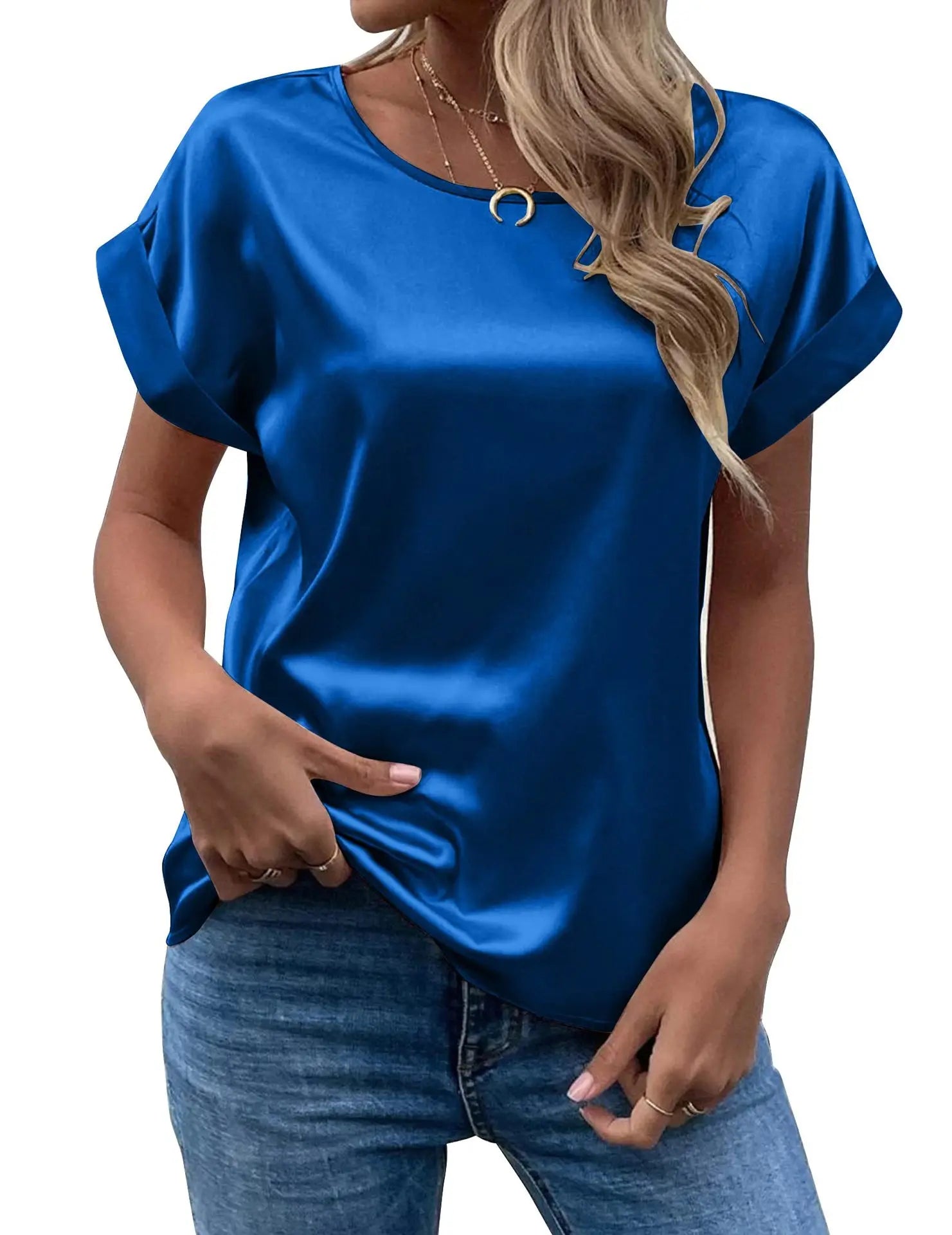 Satin Comfort Women's Casual T-Shirt ATHLEXES
