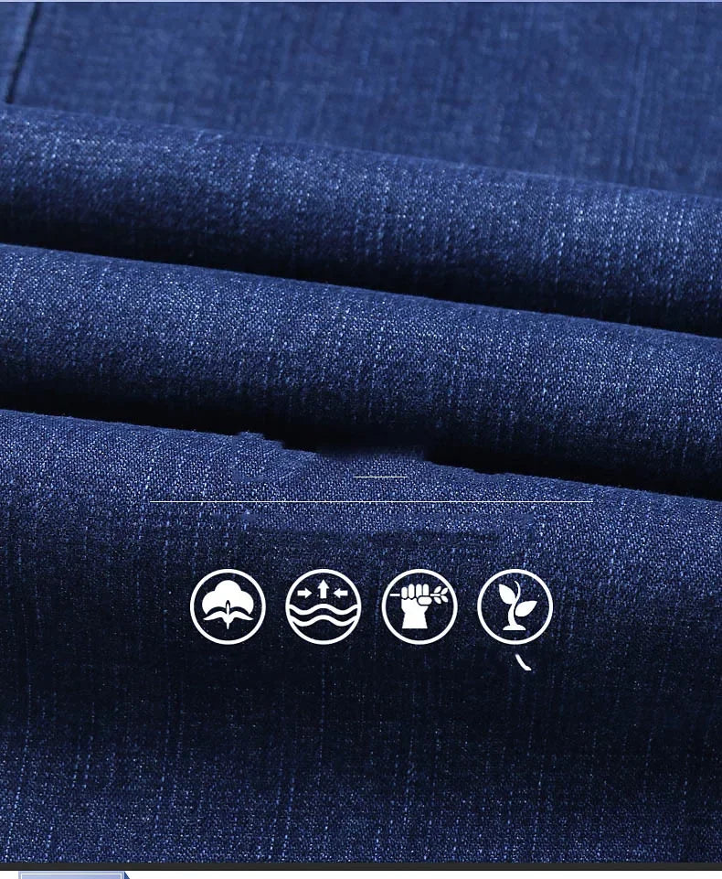 Elite Comfort Slim Fit Denim Trousers for Men ATHLEXES