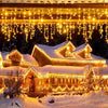 Enchanting LED Fairy Curtain Lights for Outdoor Decor ATHLEXES