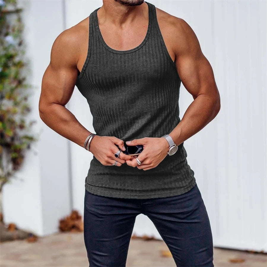 EliteFit Men's Breathable Gym Tank Top ATHLEXES