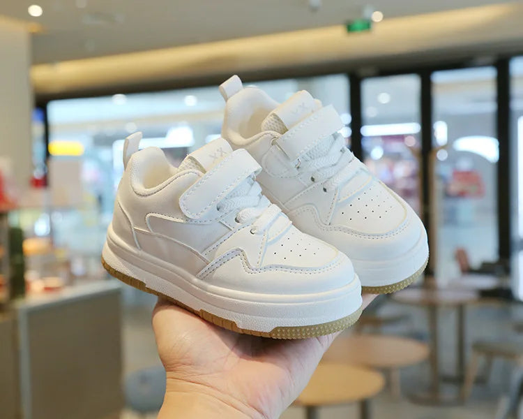 Spring & Autumn Kids' Lightweight White Sports Shoes ATHLEXES