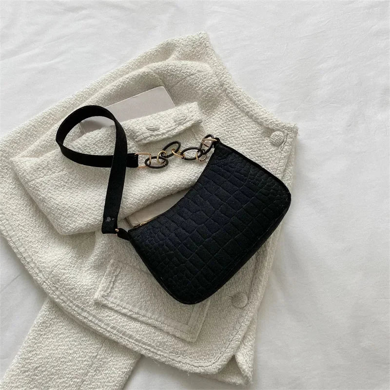 ChicStone Korean Wool Fiber Shoulder Bag ATHLEXES
