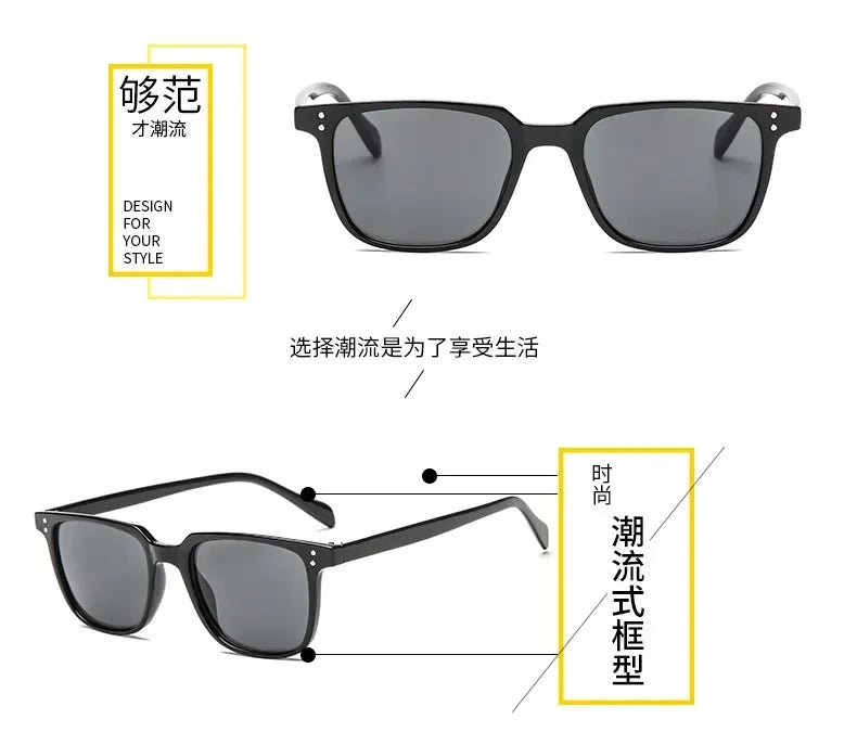 Leopard Green Square Sunglasses for Men ATHLEXES