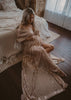 Vintage Sequin Maternity Photography Gown Dress ATHLEXES