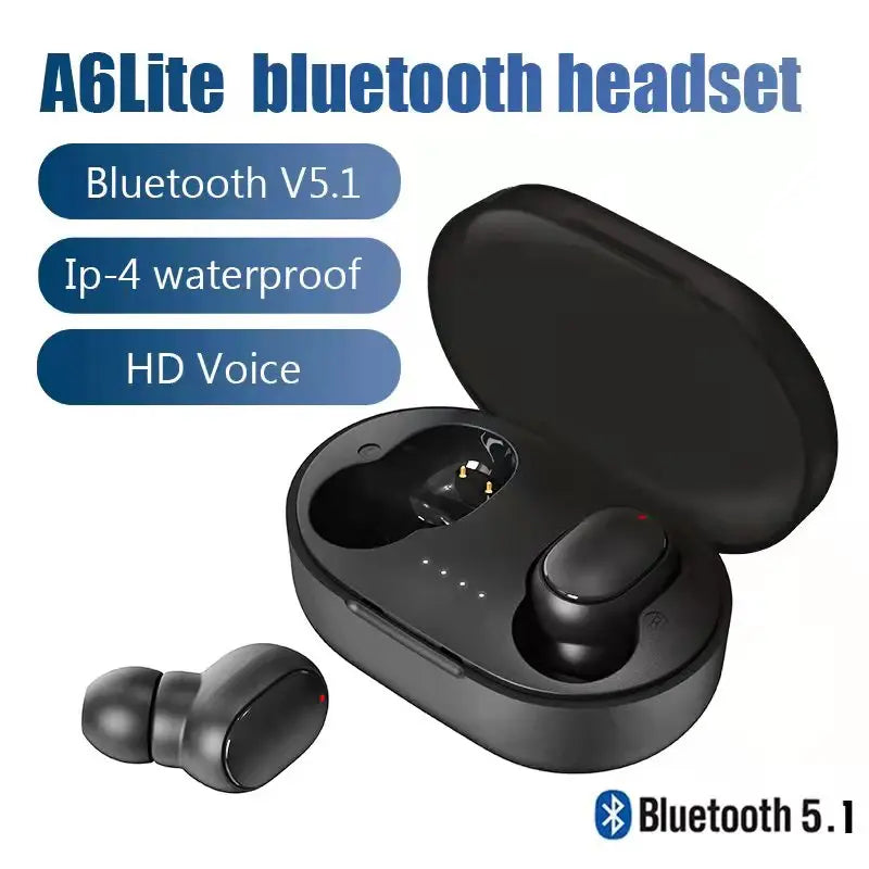 A6Lite TWS Bluetooth Earphones for Xiaomi and iPhone ATHLEXES