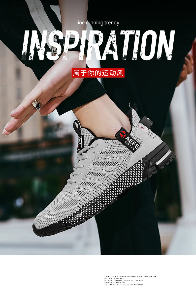AeroStep Breathable Men's Running Sneakers ATHLEXES