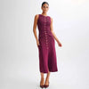 TARUXY Elegant High Waist Ribbed Knit Dress ATHLEXES