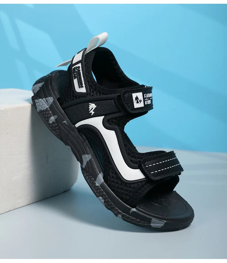 Trendy Kids Camouflage Beach Strap Sandals ATHLEXES