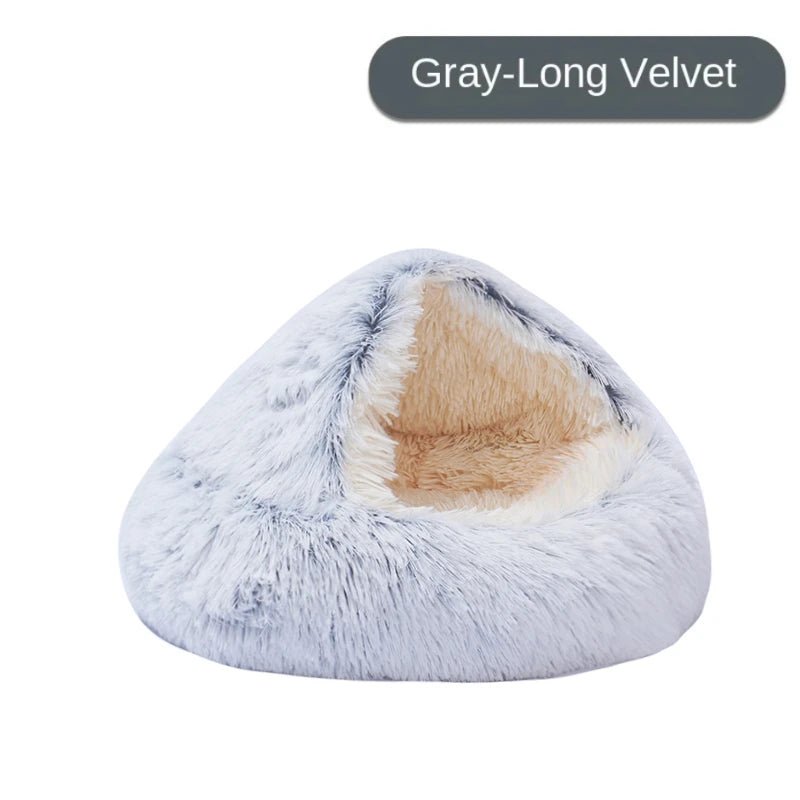 Dog CozyNest 2-in-1 Plush Cat Bed ATHLEXES