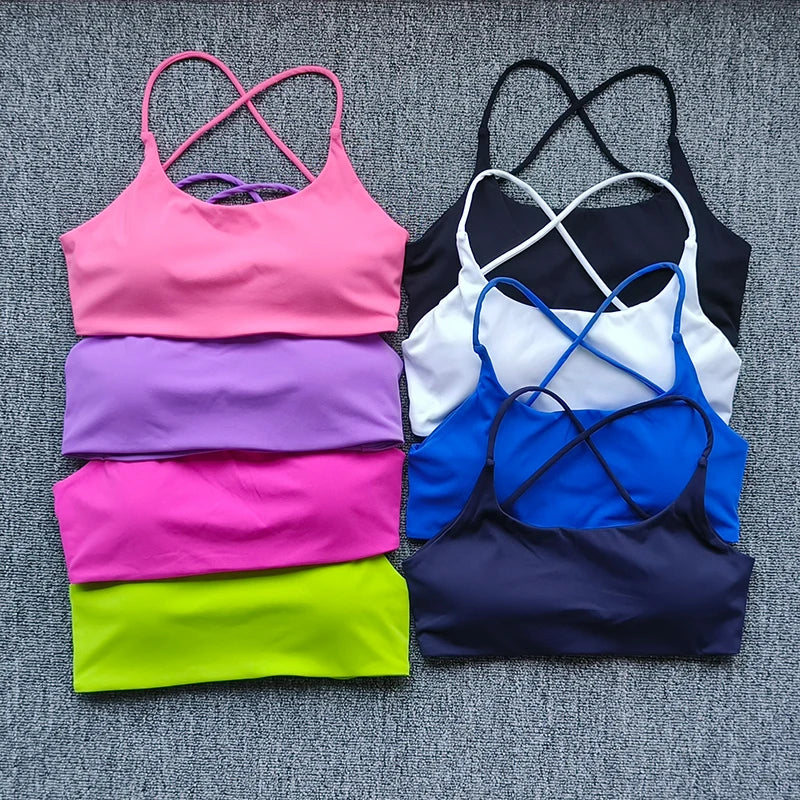 ElevateFit Cross-Back Yoga Sports Bra ATHLEXES