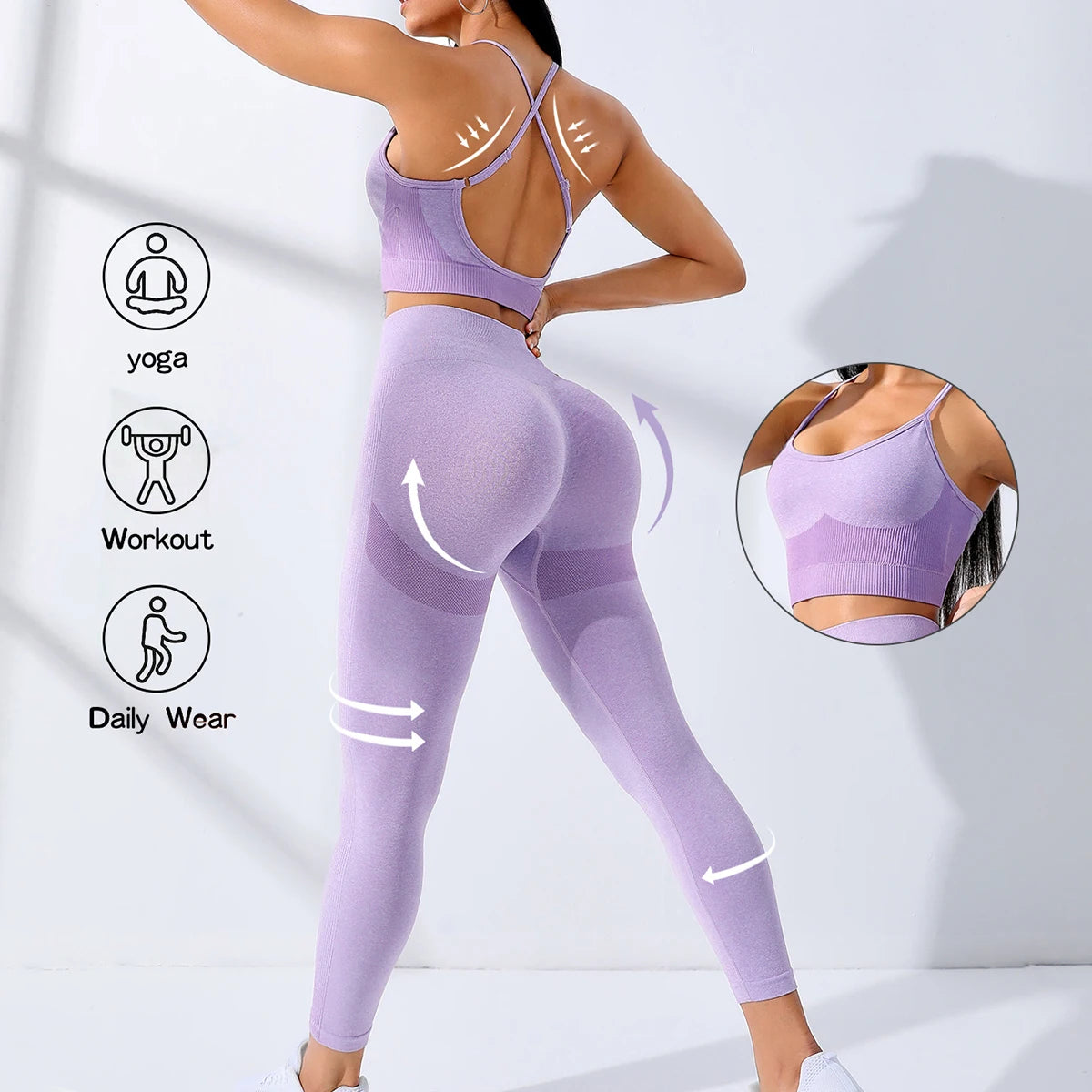 Seamless Comfort Yoga Set for Women ATHLEXES