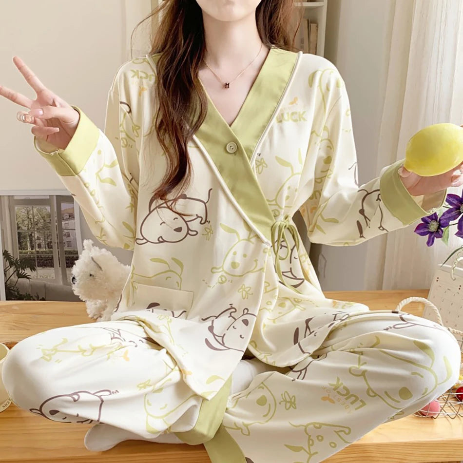 Elegant Maternity Nursing Pajama Set ATHLEXES