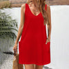 Summer Breeze Plus Size Pocket T-Shirt Dress ATHLEXES