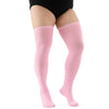 ChicPlus Curvy Thigh High Striped Socks ATHLEXES