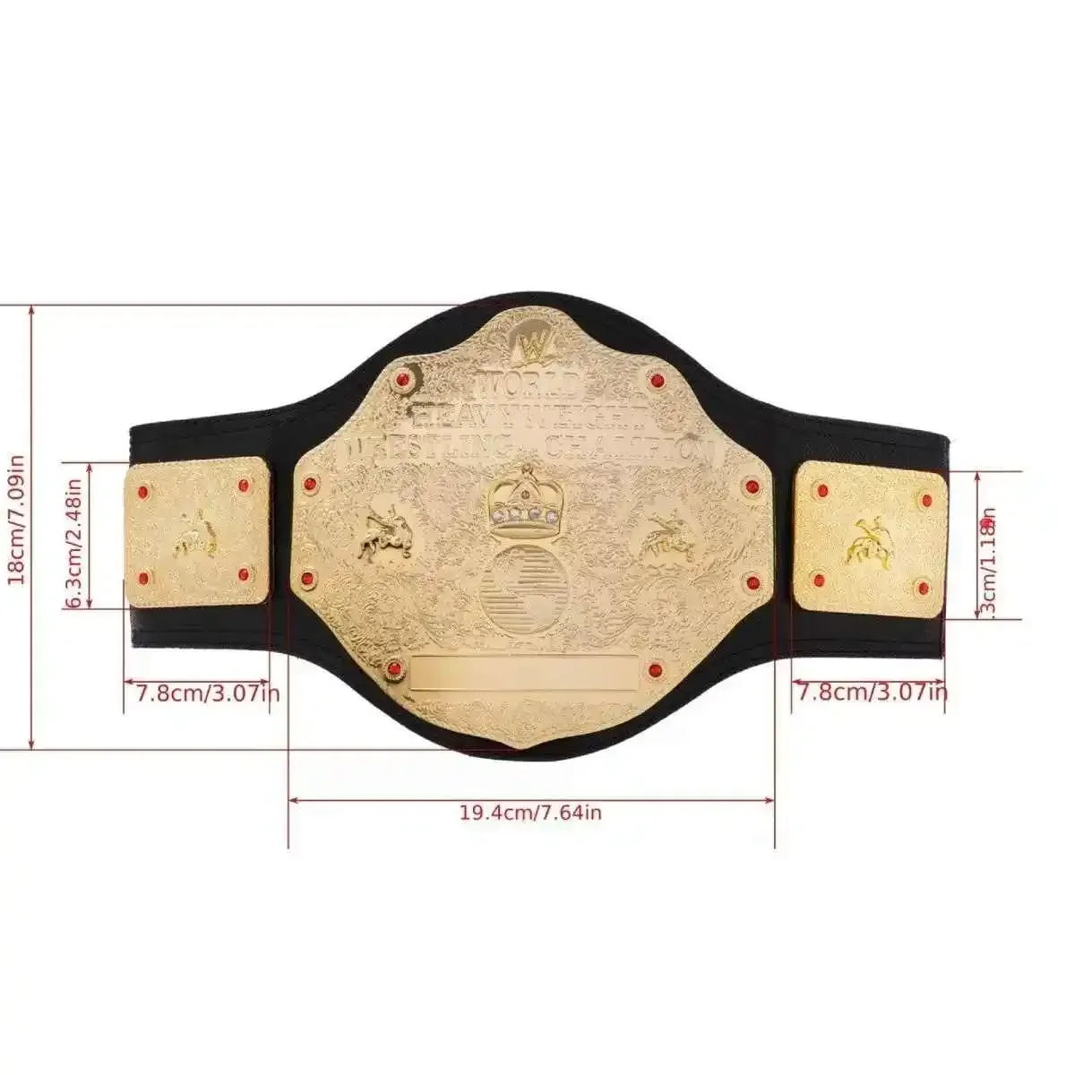 Gold Wrestling Champion Cosplay Belt for Gladiators & Halloween ATHLEXES