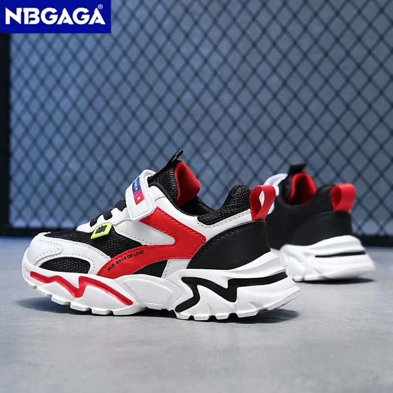 BreezeStride Leather Kid Sneakers for Active Boys ATHLEXES