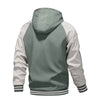 Spring Color Block Fleece Hoodie Jacket for Men ATHLEXES