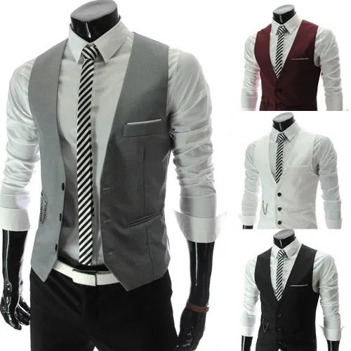 EliteFit Slim Menâ??s Formal Vest ATHLEXES