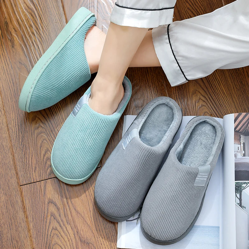 CozyFluff Plush Winter Slippers for Couples ATHLEXES