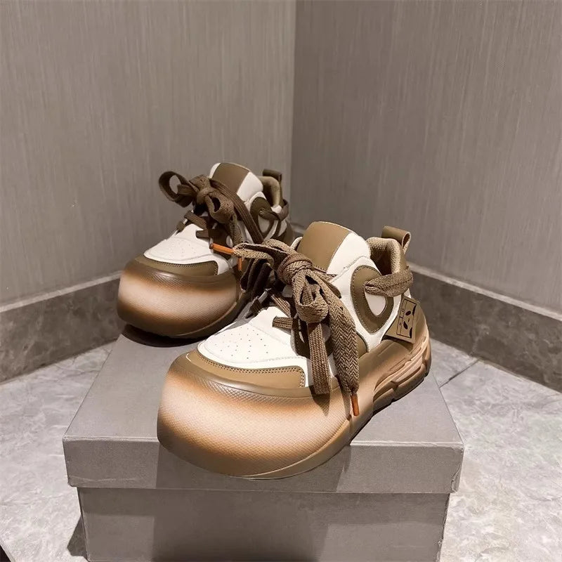 PandaStyle Luxe Leather Sneakers for Women ATHLEXES