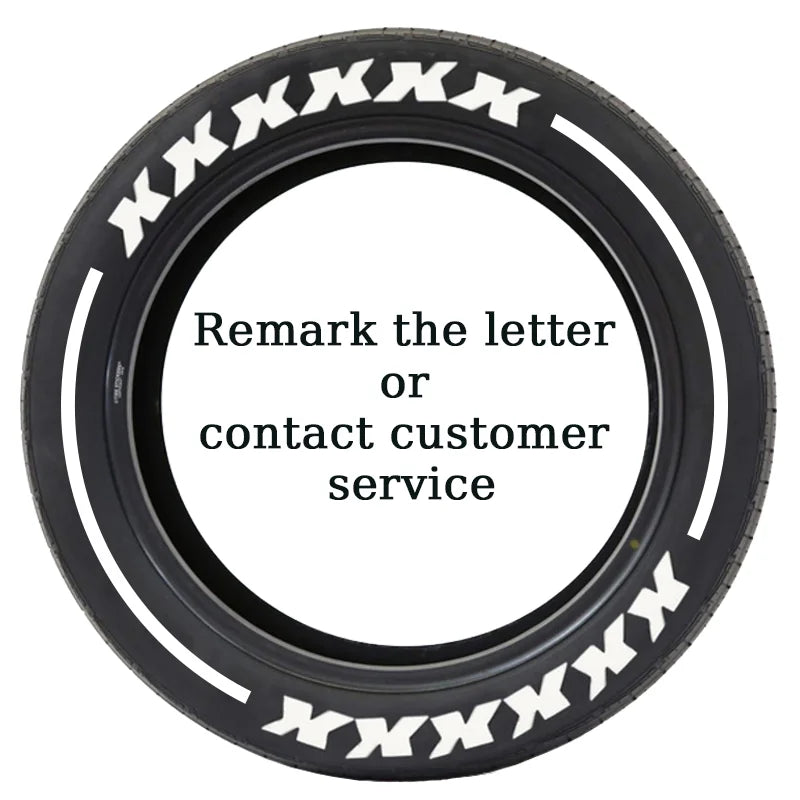 Custom 3D Tire Lettering Stickers for Your Car ATHLEXES