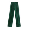 Chic High Waist Straight Leg Office Pants ATHLEXES