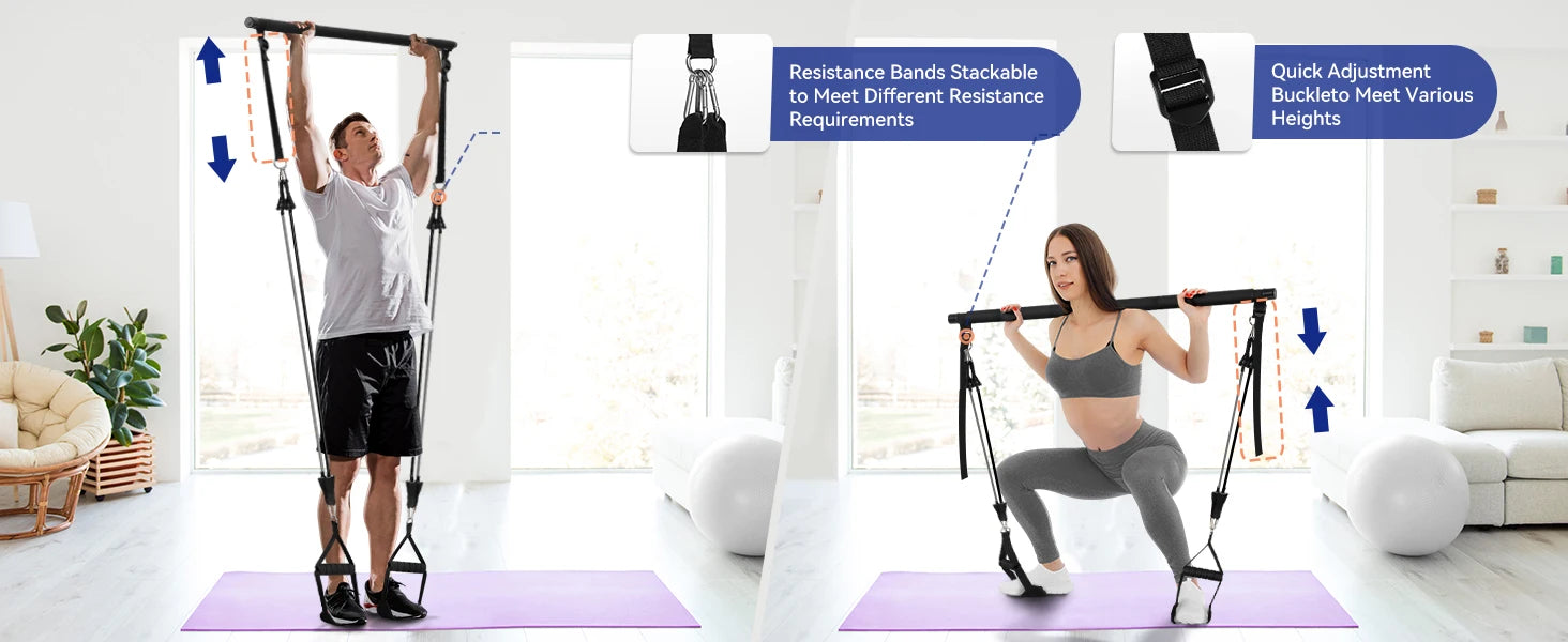 Pilates Power Pack: Portable Resistance Kit ATHLEXES