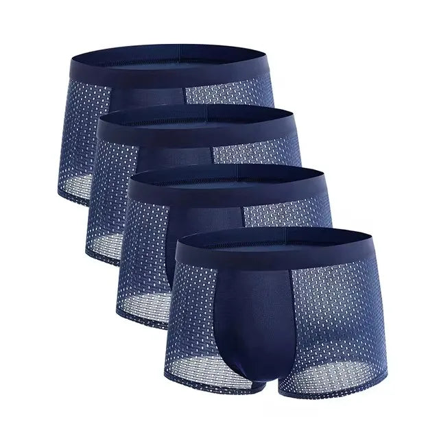 IceSilk Breathable Men's Boxer Shorts 4 Pack ATHLEXES