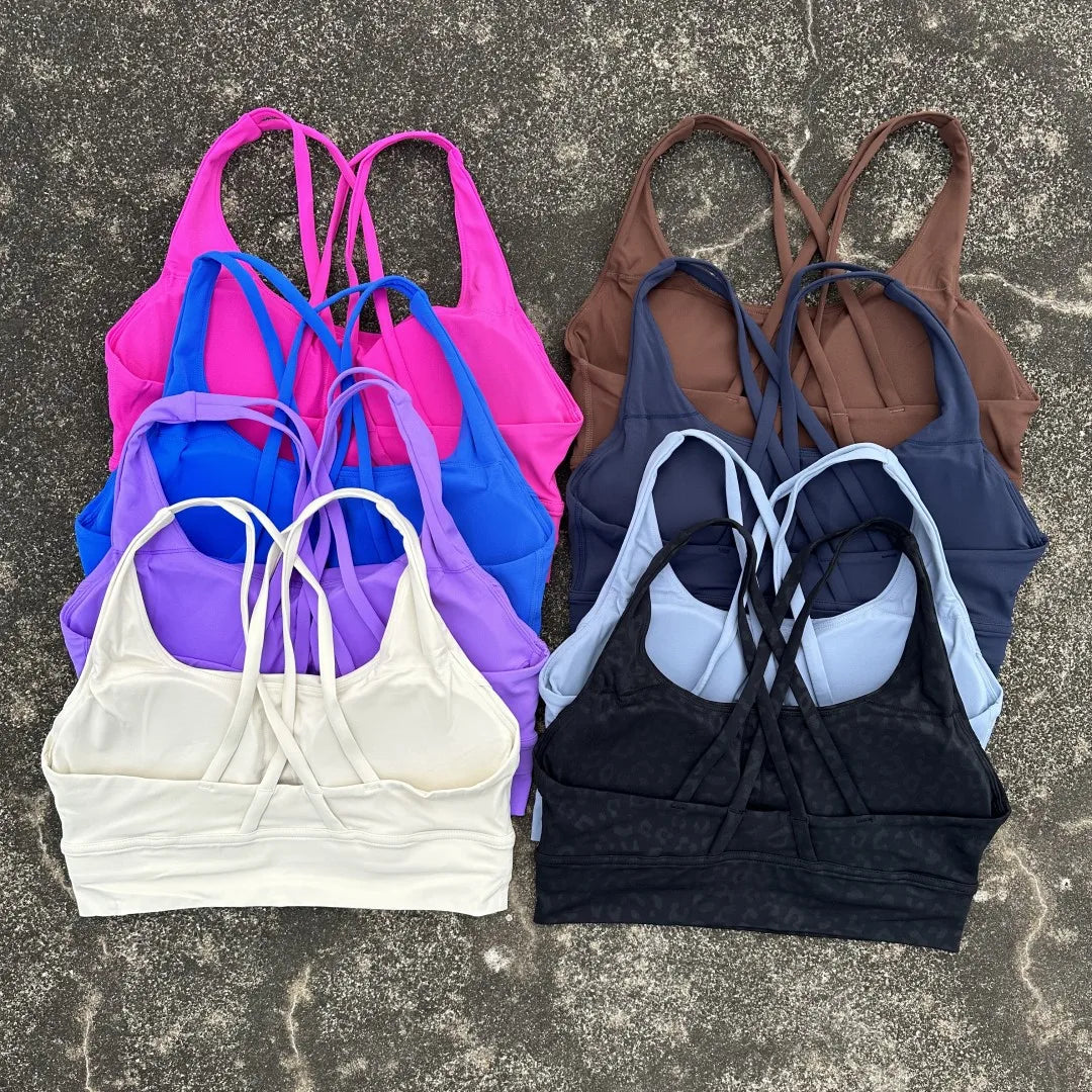 EliteFlex Women's Cross Back Sports Bra ATHLEXES
