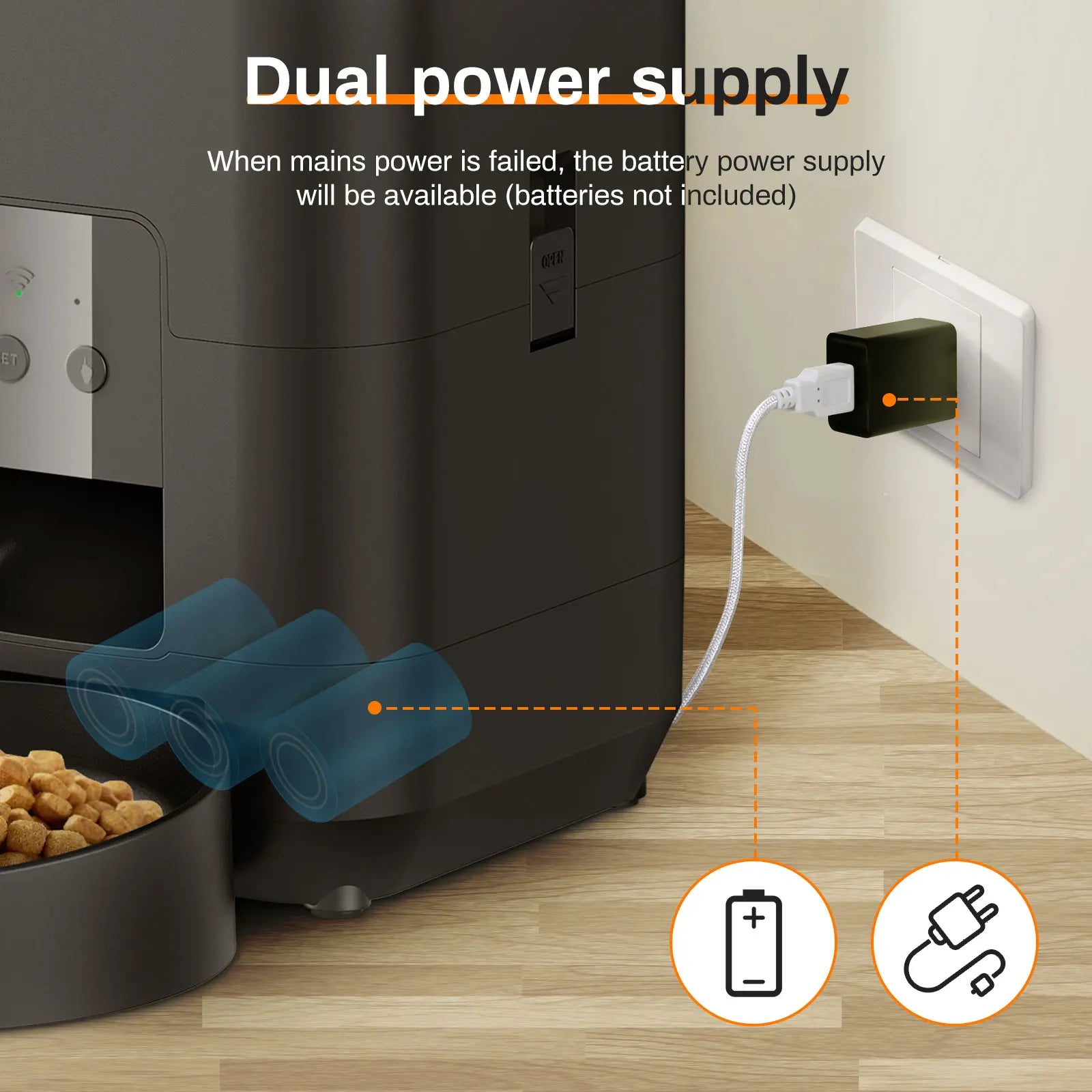 Smart Pet Feeder Pro: Automatic Timed Food Dispenser for Cats and Dogs ATHLEXES