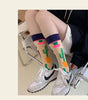 Colorful Cotton Women's Socks - Trendy Hedgehog & Sloth Designs ATHLEXES