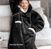 CozySleeve Oversized Flannel Hoodie Blanket for All Seasons ATHLEXES