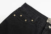 Retro Spliced Denim Trousers for Trendy Couples ATHLEXES